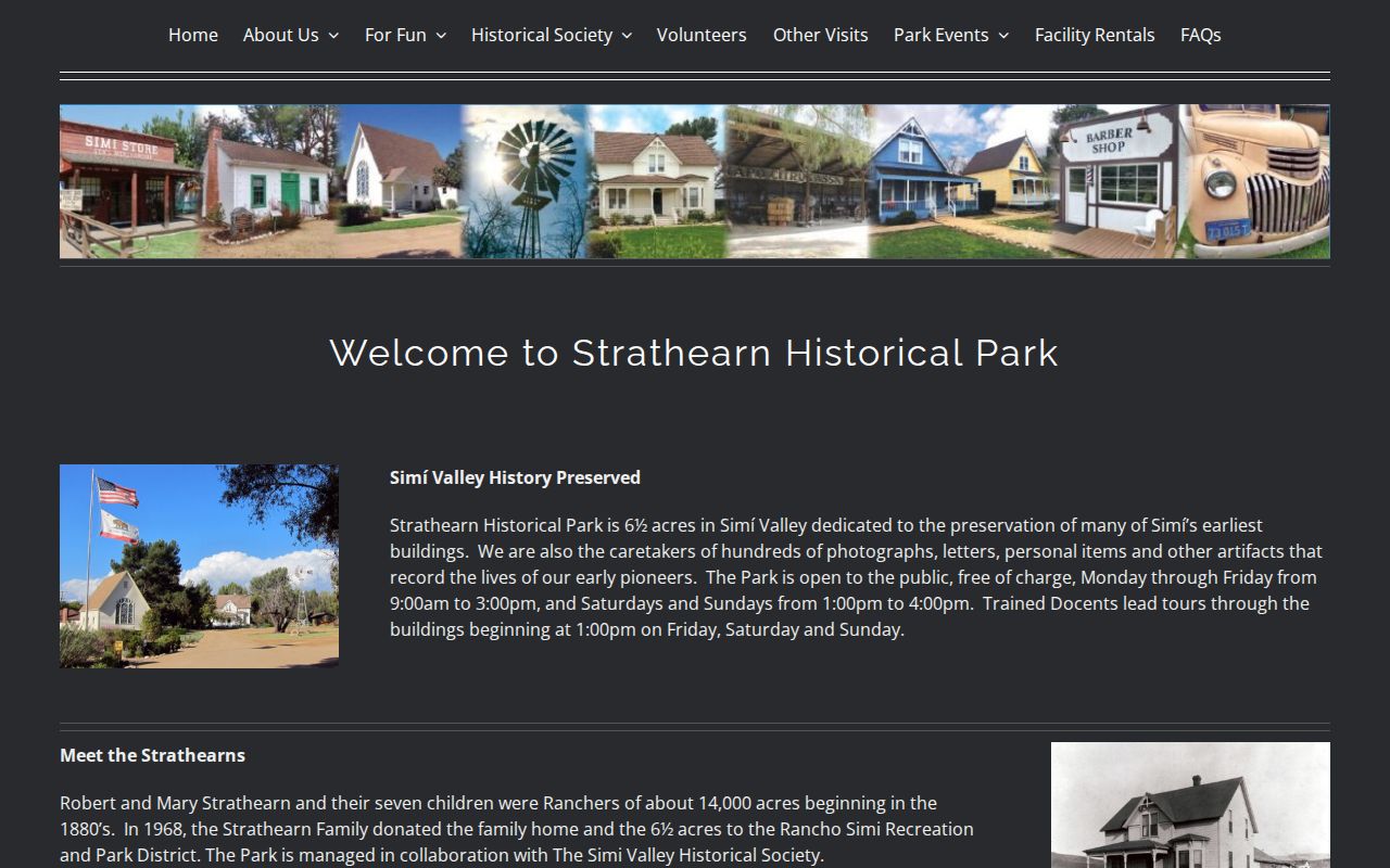 Simi Valley previous residents research at the Strathearn Historical Society